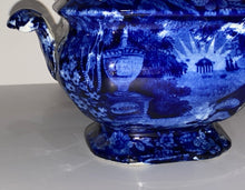Load image into Gallery viewer, Historical Staffordshire Lafayette At Franklins Tomb Sugar Bowl By Wood 1825