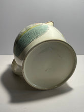 Load image into Gallery viewer, Staffordshire Creamware Liverpool Pitcher Polychrome Map of East Coast American Ship and Jefferson Eagle Ca. 1800