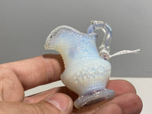 Load image into Gallery viewer, Boston And Sandwich Glass Lacy Toy Pitcher And Basin Opalescent Ca. 1840’s