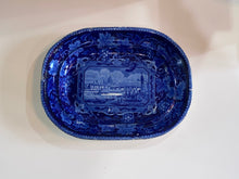 Load image into Gallery viewer, Historical Staffordshire Blue Small Platter London from London View Series