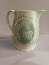 Load image into Gallery viewer, Staffordshire Creamware Liverpool Pitcher Horatio Nelson Ship Compass Ca. 1800