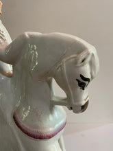 Load image into Gallery viewer, Staffordshire Historical Abraham Lincoln Figure On Horseback Ca. 1840’s Huge