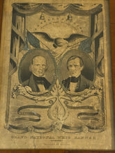 Load image into Gallery viewer, Original N. Currier Grand National Whig Banner Henry Clay T. Frelinghuysen