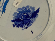 Load image into Gallery viewer, Historical Staffordshire Blue Plate Arms of South Carolina
