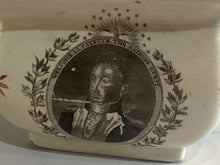 Load image into Gallery viewer, Historical Staffordshire Welcome Lafayette Nations Guest Make do Teapot Lusterware