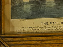 Load image into Gallery viewer, Original Currier and Ives print The Fall of Richmond Va. on the Night of April 2nd 1865