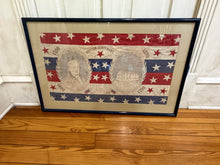 Load image into Gallery viewer, Historical Handkerchief Cotton Centenary American Flag Samuel Slater Textile 1890