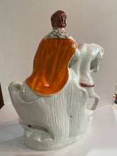 Load image into Gallery viewer, Staffordshire Historical Abraham Lincoln Figure On Horseback Ca. 1840’s Huge