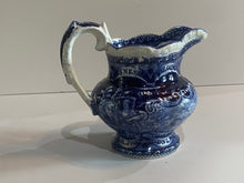 Load image into Gallery viewer, Historical Staffordshire Blue Small States Creamer Pitcher Scarce Size 1825