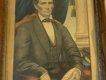 Load image into Gallery viewer, Original Currier Type Print by Kellogg Abraham Lincoln