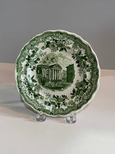 Load image into Gallery viewer, Historical Staffordshire Green Transfer Plate Girard’s Bank Philadelphia Ca. 1835