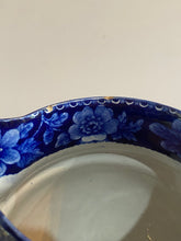 Load image into Gallery viewer, Historical Staffordshire Blue Pitcher Seal of United States Adams