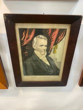 Load image into Gallery viewer, Near Complete Set of First 16 Presidents by N. Currier, Missing only Millard Fillmore