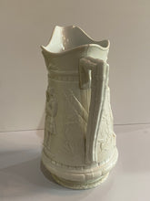 Load image into Gallery viewer, Staffordshire Jasperware Parian Large Pitcher with Washington