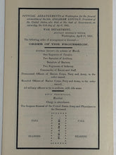 Load image into Gallery viewer, Original Abraham Lincoln Funeral Program Booklet President Historical Paper