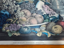 Load image into Gallery viewer, Original Currier & Ives Print Large Folio American Choice Fruits Great Color