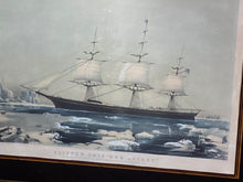 Load image into Gallery viewer, Original N. Currier & Ives Print Clipper Ship Red Jacket Large New/Old 50