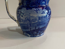 Load image into Gallery viewer, Historical Staffordshire View of the Erie Canal Small Pitcher