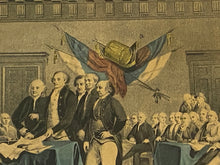 Load image into Gallery viewer, Original N. Currier & Ives Print The Declaration Of Independence