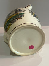 Load image into Gallery viewer, Staffordshire Creamware Liverpool Pitcher Polychrome American Ship and Sailor Hope Transfer
