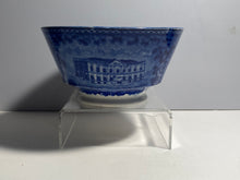 Load image into Gallery viewer, Historical Staffordshire Blue Baltimore Assembly Rooms Waste Bowl Circa 1825