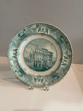 Load image into Gallery viewer, Historical Staffordshire New York City Fire Plate Ruins Merchants Exchange Ca. 1835