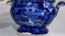 Load image into Gallery viewer, Historical Staffordshire Lafayette At Franklins Tomb Sugar Bowl By Wood 1825