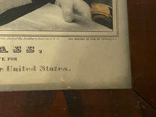 Load image into Gallery viewer, Original N. Currier Print Lewis Cass Democratic Candidate for Twelfth President of the United States