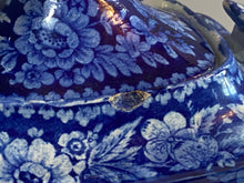 Load image into Gallery viewer, Historical Staffordshire Blue Teapot Lafayette At Franklins Tomb Ca. 1825 Scarce Form