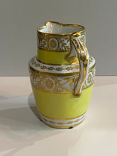 Load image into Gallery viewer, Chamberlain’s Worcester Pitcher Yellow With Gilt View Of Worcester Ca. 1840’s