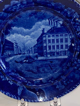 Load image into Gallery viewer, Historical Staffordshire Blue Mitchell and Freemans China and Glass Warehouse Plate 7 3/4” Ca. 1825