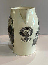 Load image into Gallery viewer, Staffordshire Creamware Liverpool Pitcher Washington in Glory and American Ship