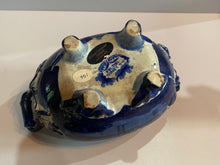 Load image into Gallery viewer, Historical Staffordshire Blue Gravy Tureen Fulton Market NY Masonic Hall Phila. Ca 1825