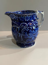 Load image into Gallery viewer, Historical Staffordshire Blue Seal of the United States Large Pitcher