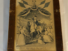Load image into Gallery viewer, Original N. Currier Print Washington’s Reception By The Ladies Trenton NJ
