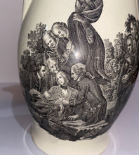 Load image into Gallery viewer, Staffordshire Creamware Liverpool Pitcher Death Of General Wolfe Quebec Ca. 1800