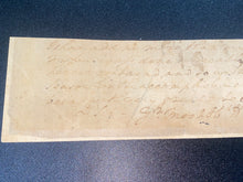 Load image into Gallery viewer, Signed Partial letter of George Washington First President Framed with Currier & Ives Print