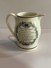 Load image into Gallery viewer, Staffordshire Creamware Liverpool Pitcher Queen Caroline British Royalty 1800’s