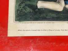 Load image into Gallery viewer, Currier & Ives Type Print Death Of Col. Clay Battle Of Buena Vista Kellogg