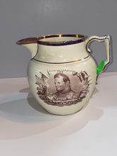 Load image into Gallery viewer, Staffordshire war of 1812 Pitcher Pike and Jones Rust Color Transfer