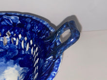 Load image into Gallery viewer, Historical Staffordshire Reticulated Basket East Cowes Isle of Wight Scarce 1825