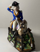 Load image into Gallery viewer, Staffordshire Porcelain Figure Inkwell Of George Washington On Horseback 1830’s