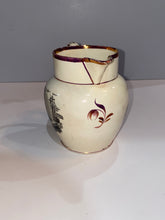 Load image into Gallery viewer, Staffordshire War of 1812 Pitcher with Commodore Bainbridge and Lawrence Ca. 1815