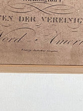 Load image into Gallery viewer, 19th Century Lithograph Of The First 6 Presidents Washington Adams Large