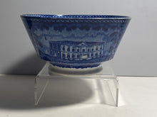 Load image into Gallery viewer, Historical Staffordshire Blue Baltimore Assembly Rooms Waste Bowl Circa 1825