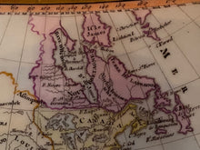 Load image into Gallery viewer, Rare Paris Porcelain Plate With Map Of North America Circa 1825 Atlas