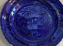 Load image into Gallery viewer, Historical Staffordshire Blue Plate Gilpin’s Mill On Brandywine Ca. 1825