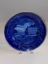 Load image into Gallery viewer, Historical Staffordshire Blue Mitchell and Freemans China and Glass Warehouse Plate 7 3/4” Ca. 1825