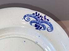 Load image into Gallery viewer, Historical Staffordshire Blue Mitchell and Freemans China and Glass Warehouse Plate 7 3/4” Ca. 1825