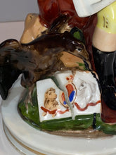 Load image into Gallery viewer, Gilt and Polychrome Decorated Porcelain Statue of George Washington